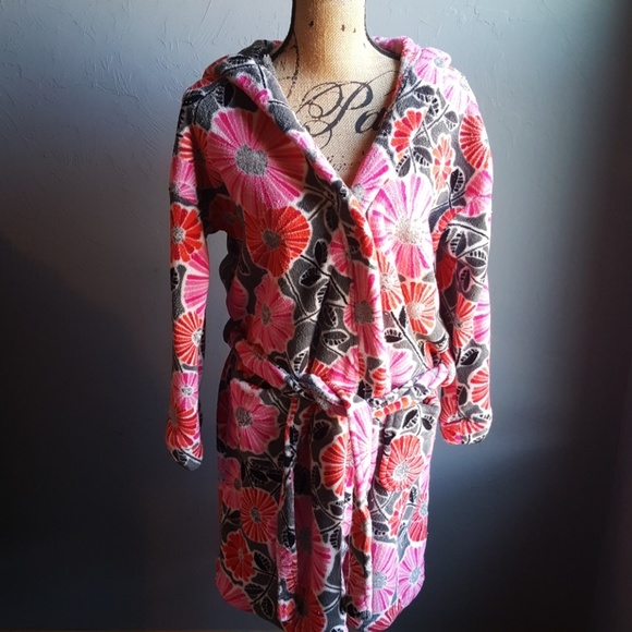 Vera Bradley Other - Vera Bradley Hooded Fleece Bath Robe